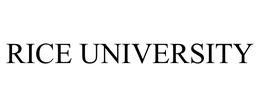 RICE UNIVERSITY trademark