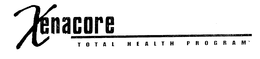 XENACORE TOTAL HEALTH PROGRAM trademark