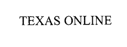 TEXAS ONLINE trademark