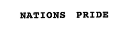 NATIONS PRIDE trademark