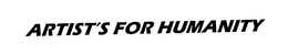 ARTIST'S FOR HUMANITY trademark