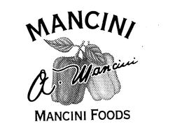 MANCINI FOODS MANCINI A MANCINI trademark