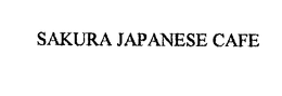 SAKURA JAPANESE CAFE trademark