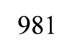 981 trademark
