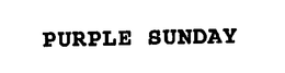 PURPLE SUNDAY trademark
