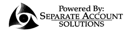 POWERED BY: SEPARATE ACCOUNT SOLUTIONS trademark