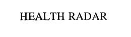 HEALTH RADAR trademark
