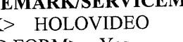 HOLOVIDEO trademark