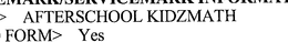AFTERSCHOOL KIDZMATH trademark