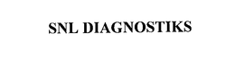 SNL DIAGNOSTIKS trademark