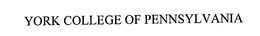 YORK COLLEGE OF PENNSYLVANIA trademark