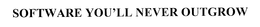 SOFTWARE YOU'LL NEVER OUTGROW trademark