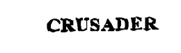 CRUSADER trademark