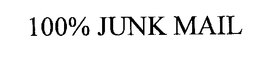 100% JUNK MAIL trademark