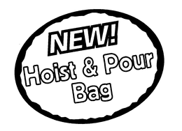 NEW! HOIST & POUR BAG trademark