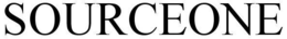 SOURCEONE trademark