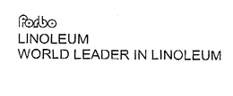 FORBO LINOLEUM WORLD LEADER IN LINOLEUM trademark