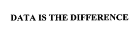 DATA IS THE DIFFERENCE trademark