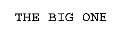 THE BIG ONE trademark