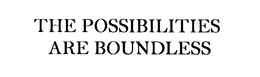 THE POSSIBILITIES ARE BOUNDLESS trademark