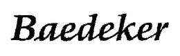 BAEDEKER trademark