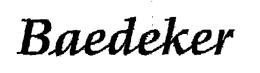BAEDEKER trademark