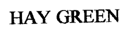 HAY GREEN trademark
