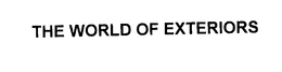 THE WORLD OF EXTERIORS trademark