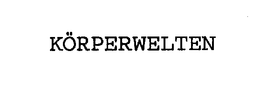 KORPERWELTEN trademark