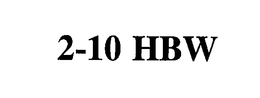 2-10 HBW trademark