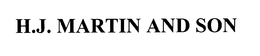 H.J. MARTIN AND SON trademark