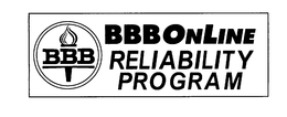 BBB BBBONLINE RELIABILITY PROGRAM trademark