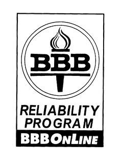 BBB RELIABILITY PROGRAM BBBONLINE trademark