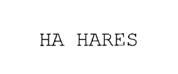 HA HARES trademark