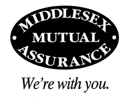 MIDDLESEX MUTUAL ASSURANCE WE'RE WITH YOU. trademark