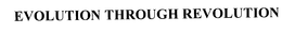 REVOLUTION THROUGH EVOLUTION trademark