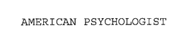 AMERICAN PSYCHOLOGIST trademark