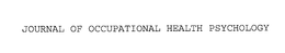 JOURNAL OF OCCUPATIONAL HEALTH PSYCHOLOGY trademark