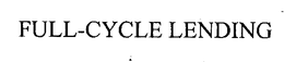 FULL-CYCLE LENDING trademark
