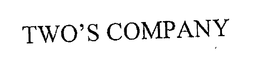 TWO'S COMPANY trademark