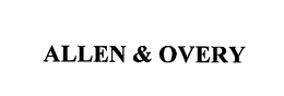 ALLEN & OVERY trademark