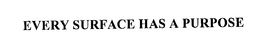 EVERY SURFACE HAS A PURPOSE trademark