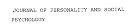 JOURNAL OF PERSONALITY AND SOCIAL PSYCHOLOGY trademark