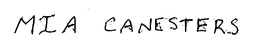 MIA CANESTERS trademark