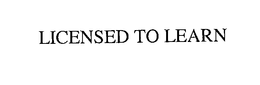 LICENSED TO LEARN trademark