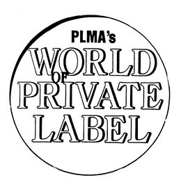 PLMA'S WORLD OF PRIVATE LABEL trademark