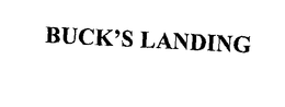 BUCK'S LANDING trademark