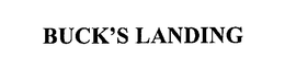 BUCK'S LANDING trademark