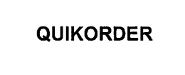 QUIKORDER trademark