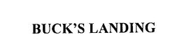 BUCK'S LANDING trademark